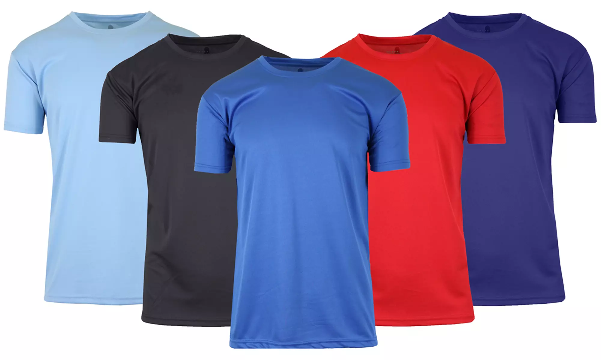 3-Pack Men's Short Sleeve Moisture-Wicking Wrinkle-Free Performance Tee (S-2XL) - Primary Image