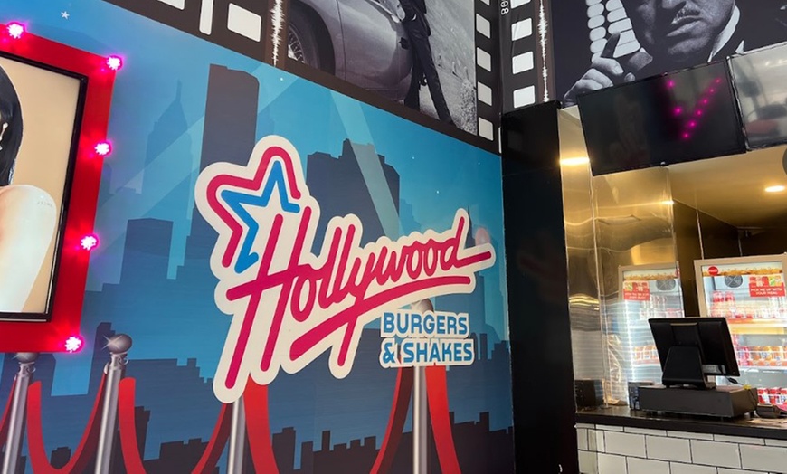 Image 7: Burger, Chips, and Drinks at Hollywood Burgers & Shakes