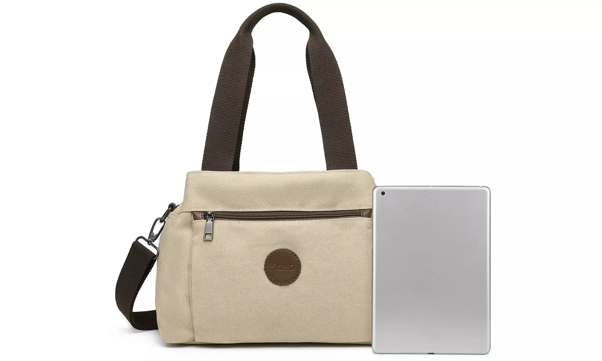 Kono Canvas Multi-Functional Crossbody Bag Shoulder Bag Hand Bag