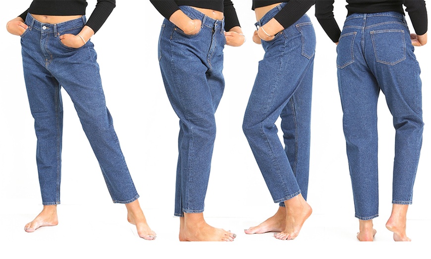 Image 2: Women's H&M Mom Jeans Relaxed Fit