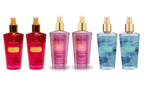 Possibility discount body mist