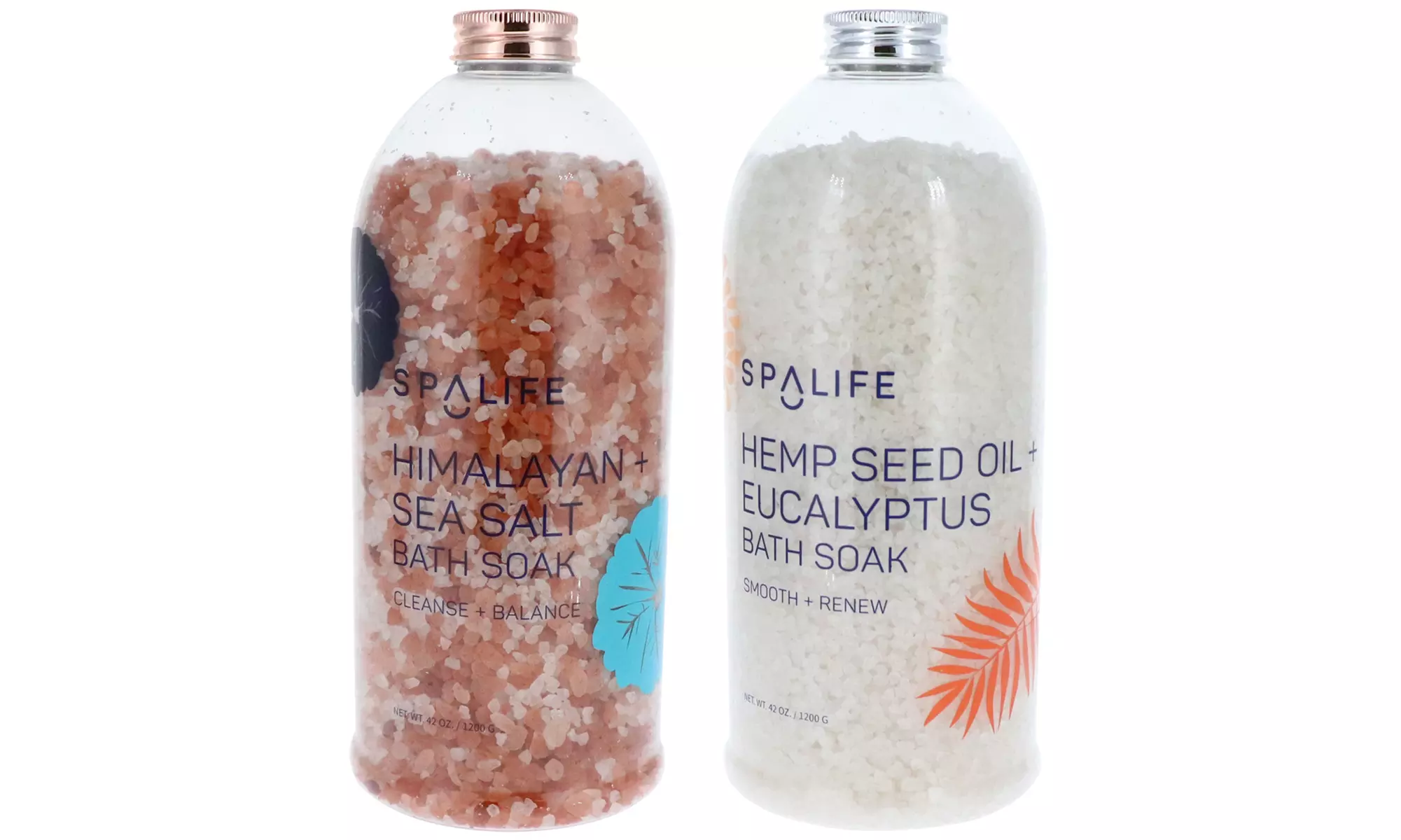 Spa Life Himalayan Sea Salt or Hemp Seed Oil Bath Soak (42 Oz.) - Primary Image