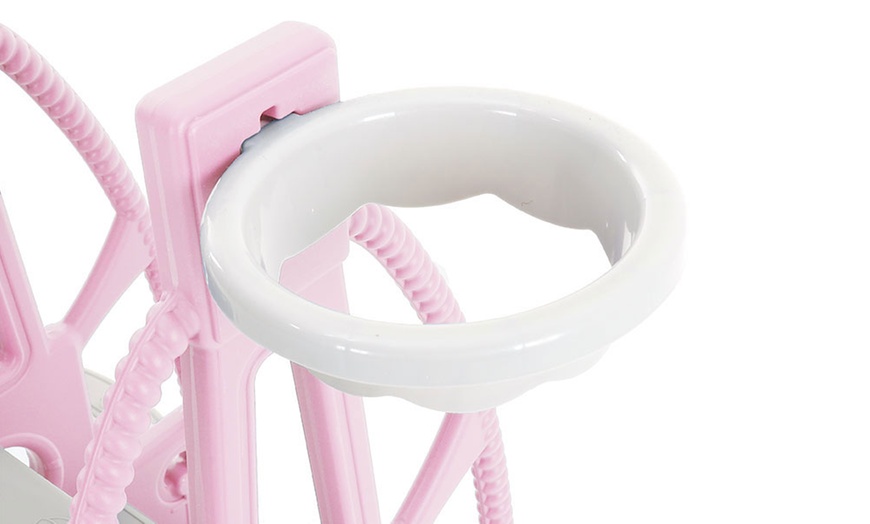 Image 3: 4-in-1 Toddler Playset with Slide, Swing, Climber and Basketball Hoop