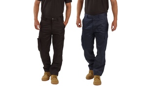 BWM Men's Cargo Combat Trousers with Knee Pad Pockets