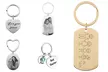 1x oder 2x Personalisierter Familien-Schlüsselanhänger mit Gravur oder Foto - Second Medium