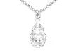 Ah! Jewellery 1 ou 2 colliers en argent sterling avec cristaux en forme de poire Swarovski® - Second Medium