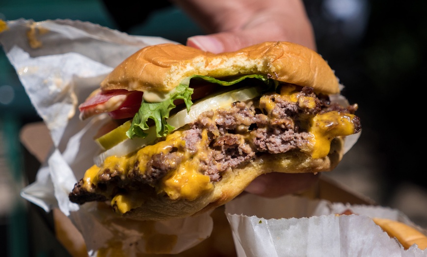 Image 4: Burger, Side and Drink for Two