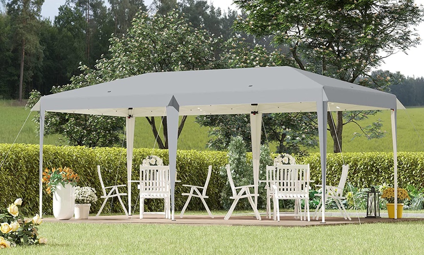 Image 10: Outsunny Portable Pop-Up Gazebo