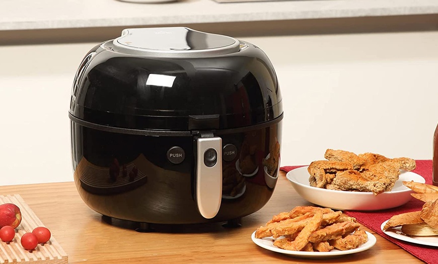 Image 1: HomCom Digital Air Fryer 7L
