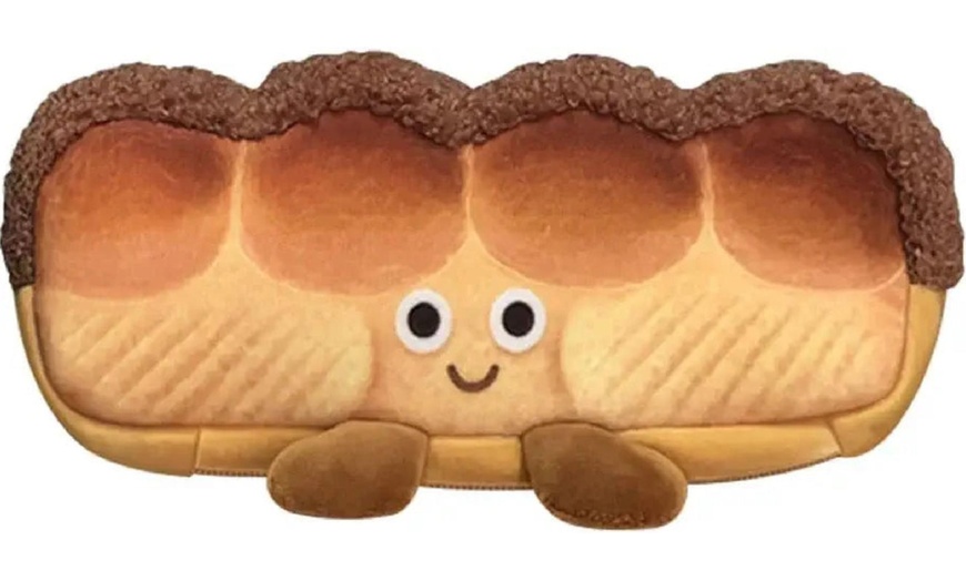 Image 10: One or Three Funny Bread Pencil Cases