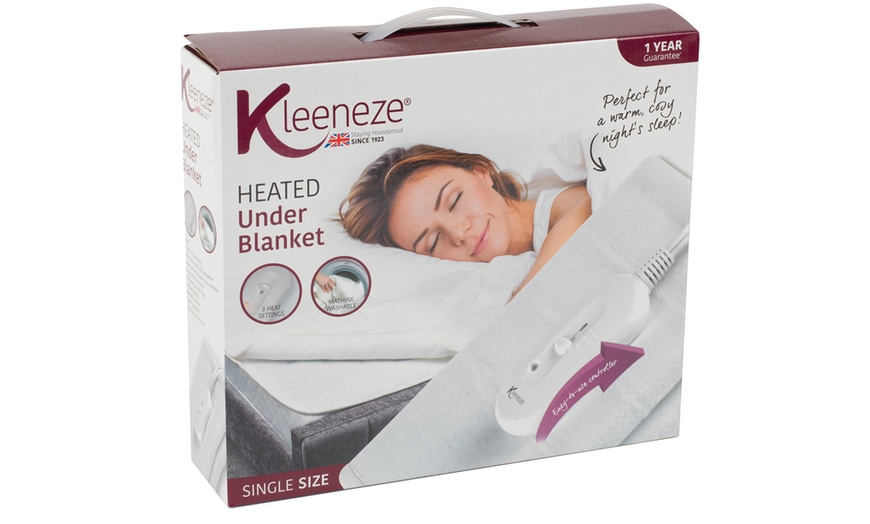 Image 2: Electric Heated Under Blanket