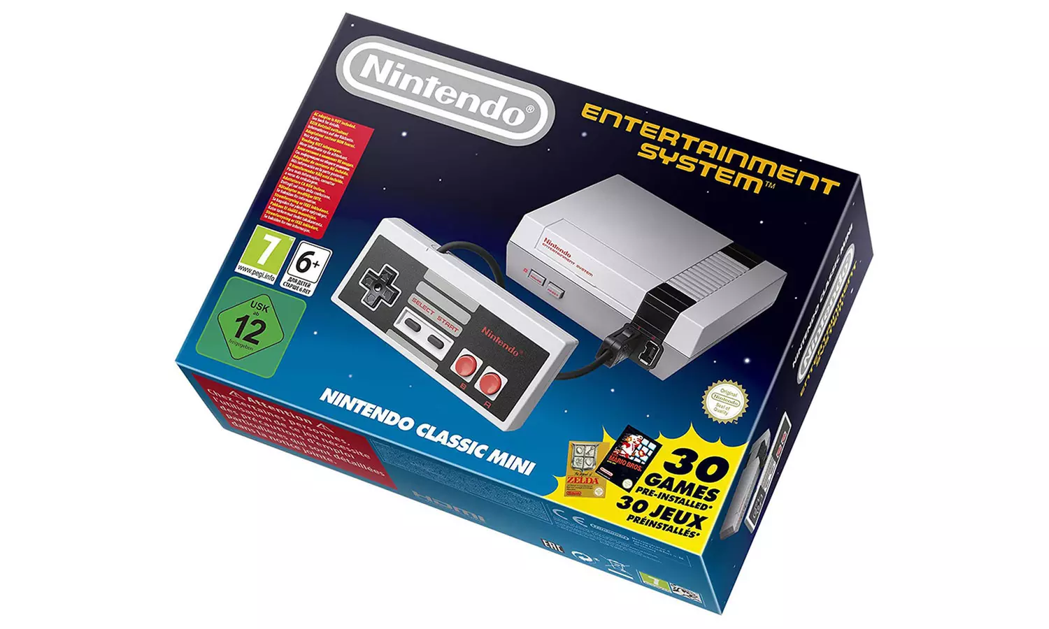 Nintendo NES Classic Edition Mini Console (International Version) - Primary Image
