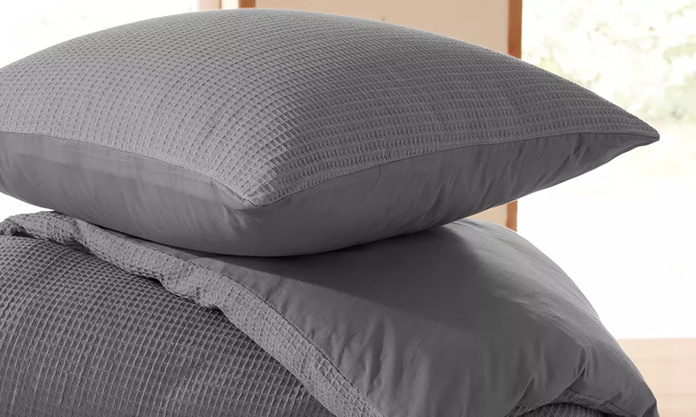 Honingraat katoenen dekbedovertrek set