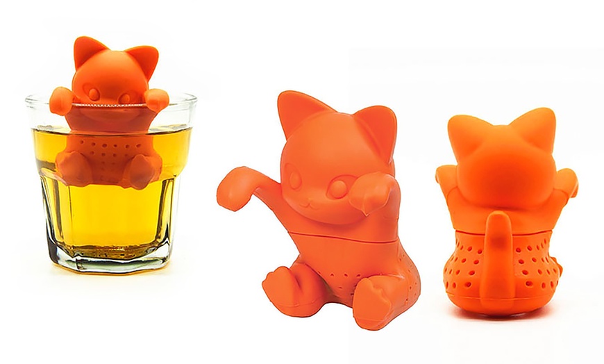 Image 4: Cat-Shaped Tea Infuser