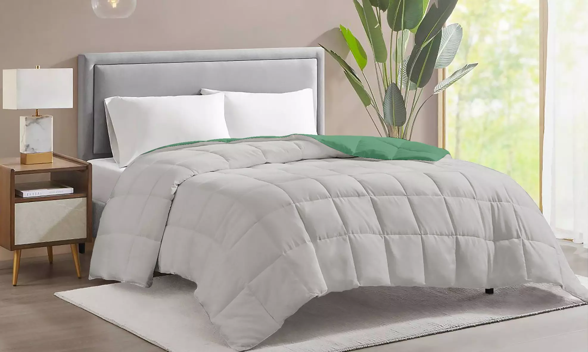 Doppelseitige Mikrofaser-Winter-Bettdecke