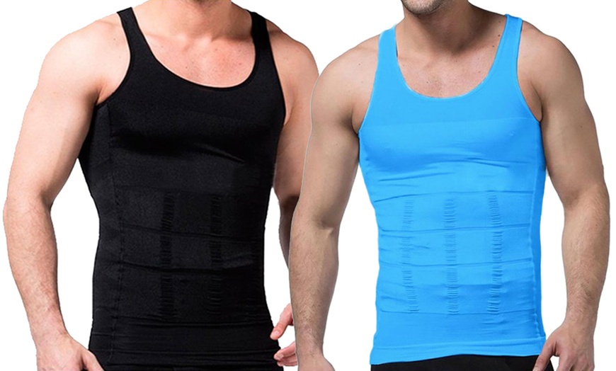 Image 7: Men's Slimming Vest