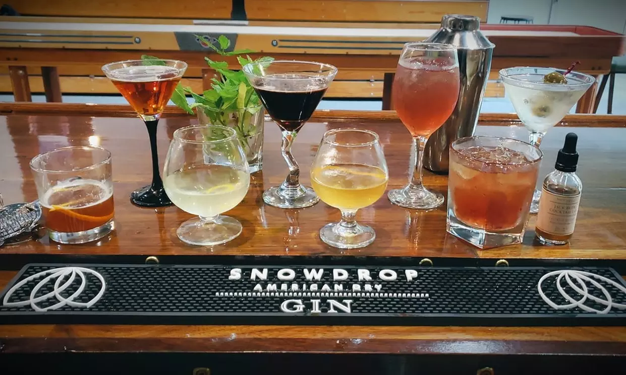 Enjoy Tasting Flights and Souvenir Shot Glasses for Two or Three People