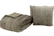 Couverture/plaid doublé Cosy, avec ses deux coussins déhoussables de Sampur - Second Medium
