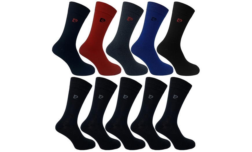 Image 4: Lot de 5 ou 10 paires de chaussettes Pierre Cardin, taille 40-45