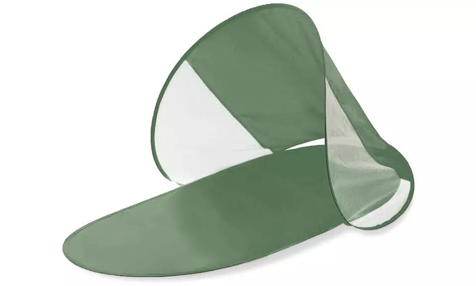 Strandmatte mit Pop-up-Sonnenschirm