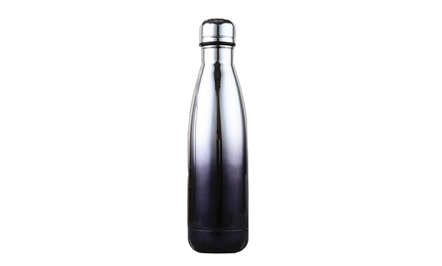 Image 4: Reusable Metallic Water Bottle