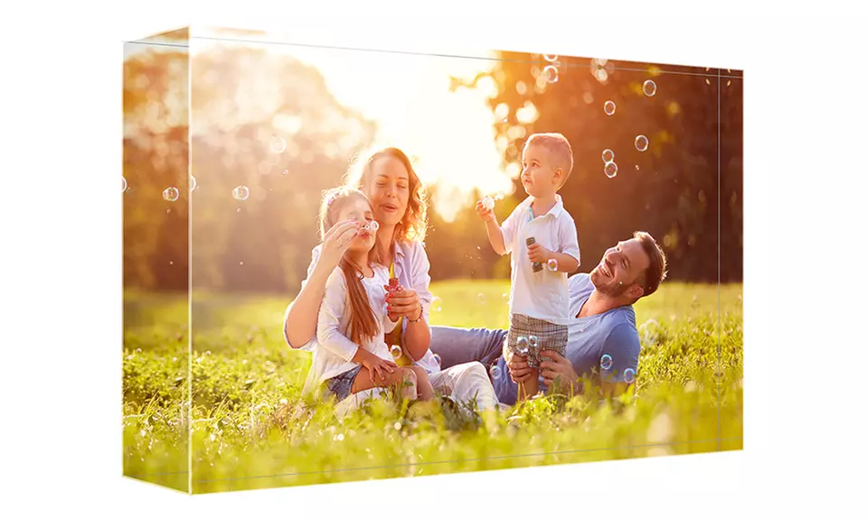 1 ou 2 blocs photo en plexiglas sur le site Photo Gifts