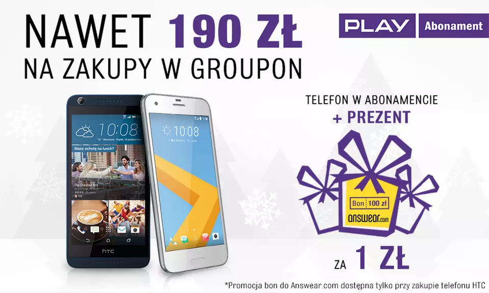 Nawet 190 zł na zakupy na portalu Groupon.pl przy podpisaniu umowy w formule SOLO i zakupie grouponu za 5 zł - Primary Image