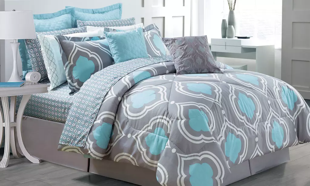 Printed Comforter Set (14-Piece) - Primary Image
