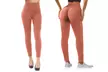 One or Two Pairs of Women's Seamless High Waist Fleece-Lined Leggings - Second Medium