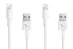 1 ou 2 câbles blancs compatible avec iPhone et iPod (tous modèles), iPad, Samsung - Second Medium