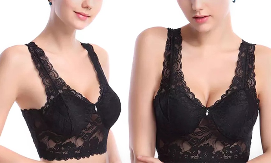 Image 4: Three or Six Wireless Lace Bras