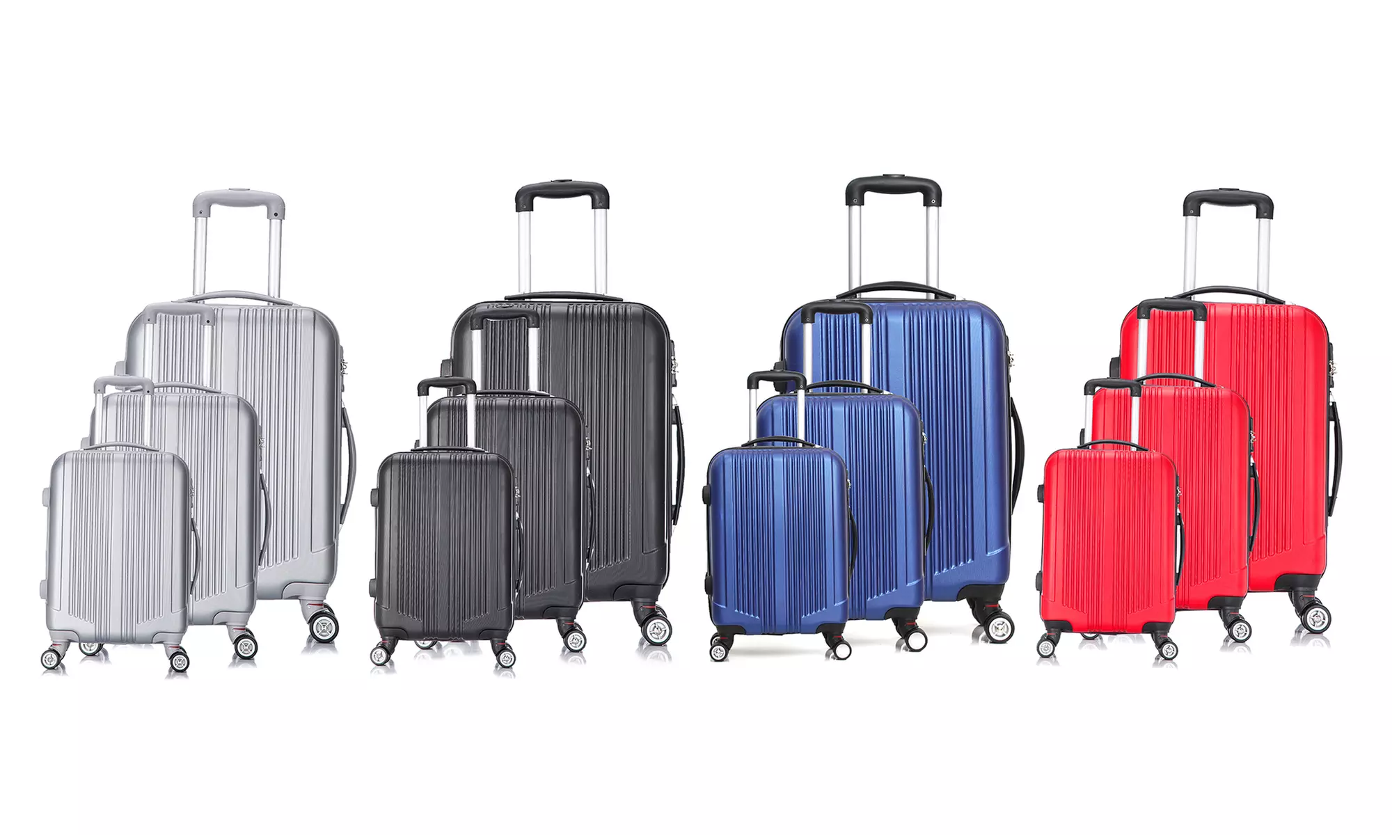 Set de 3 valises en ABS robustes et légères avec TSA lock - Primary Image