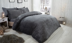 Cosy Waffle Fleece Duvet Set