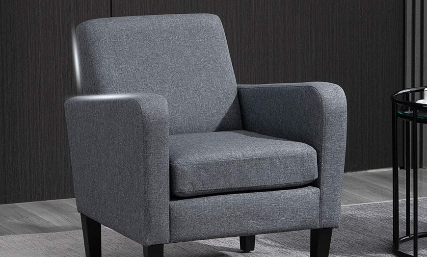 Image 4: HomCom Armchair