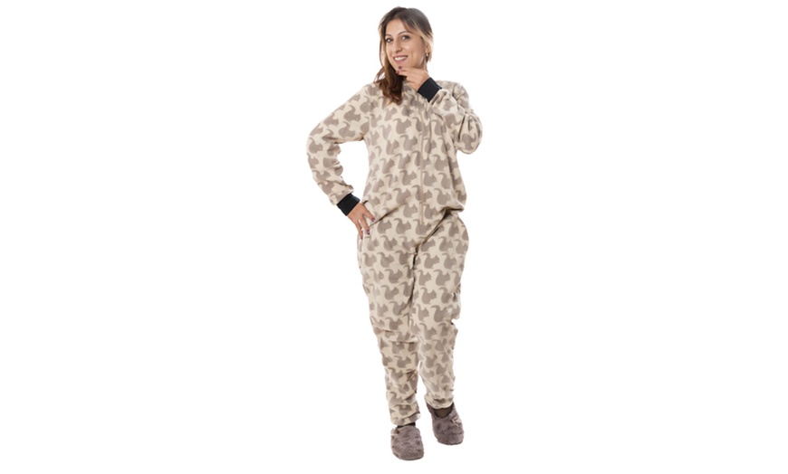 Image 9: Women's Fleece Onesie