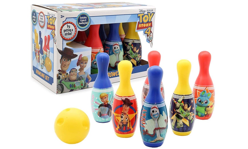 Image 1: Sambro Toy Story 4 Forky Bowling Set