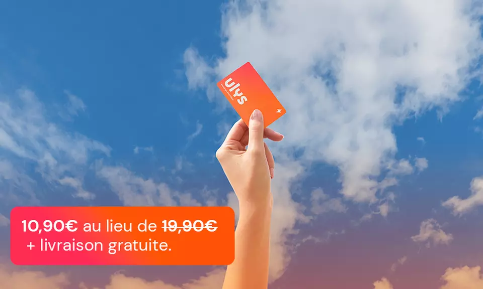 Rechargez votre voiture partout sans engagement avec le Pass Ulys Electric à 10,90 € au lieu de 19,90 € ! - Primary Image