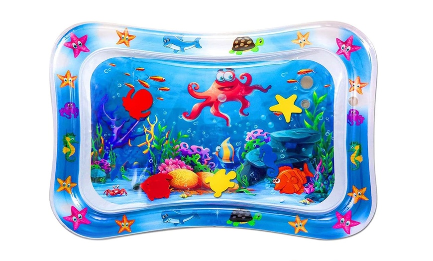 Image 2: Inflatable Water Sensory Play Mat