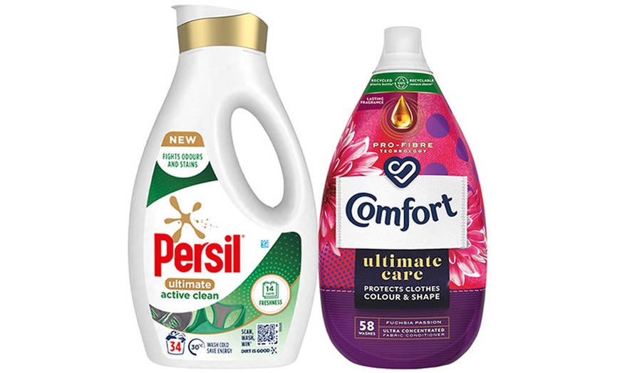 Image 28: Persil Ultimate Washing Liquid Detergent and Comfort Ultimate Care