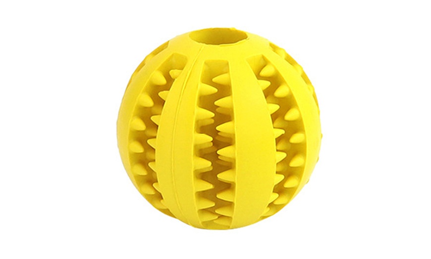 Image 10: Dog Chewing Ball Toy