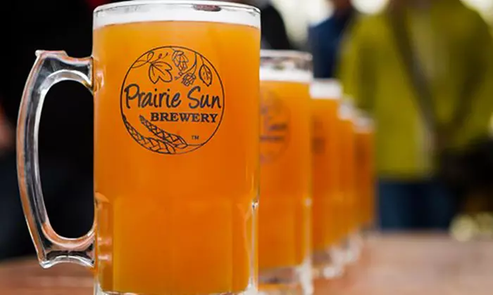Pitcher or Four Pints of Beer, Posters, & Stickers at Prairie Sun Brewery (42% Off) - Primary Image