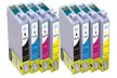 Pack de 2 lots de cartouches compatibles EPSON - Second Medium