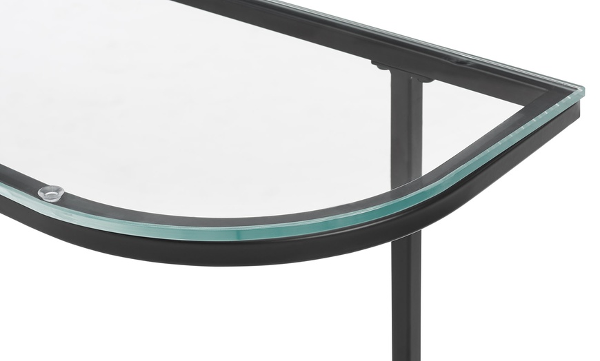 Image 7: 44'' Curved Entry Console Table