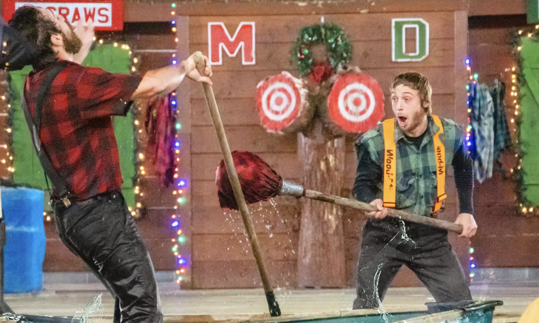 Paula Deen's Lumberjack Feud Show with Supper Plate