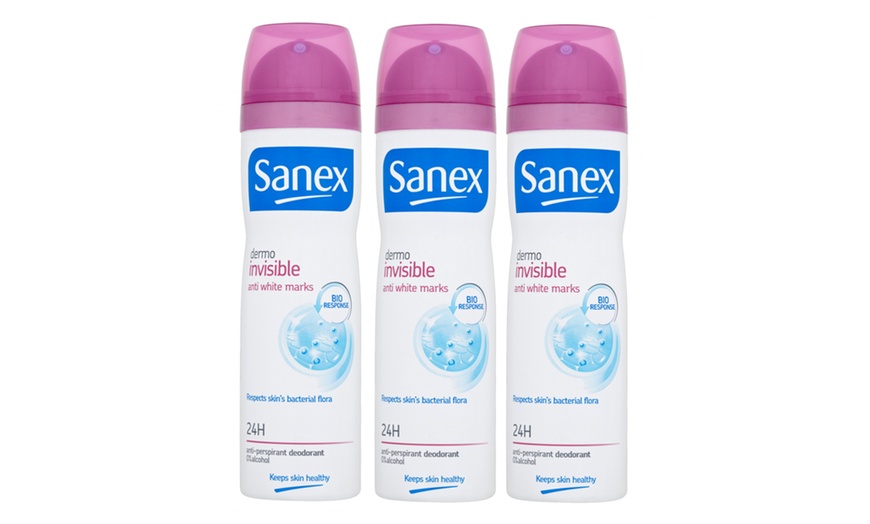 Image 1: Sanex Invisible 150ml Deodorants