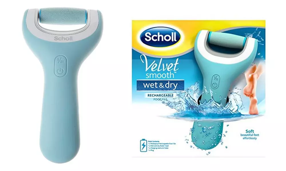 One or Two Scholl Velvet Smooth Wet and Dry Rechargeable Foot Files - Primary Image