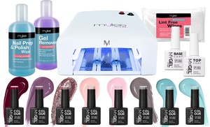 Mylee 36W UV Nail Gel Lamp with Gel Nail Essentials Kit 