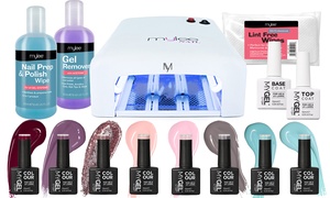  Mylee 36W UV Nail Gel Lamp with Gel Nail Essentials Kit 