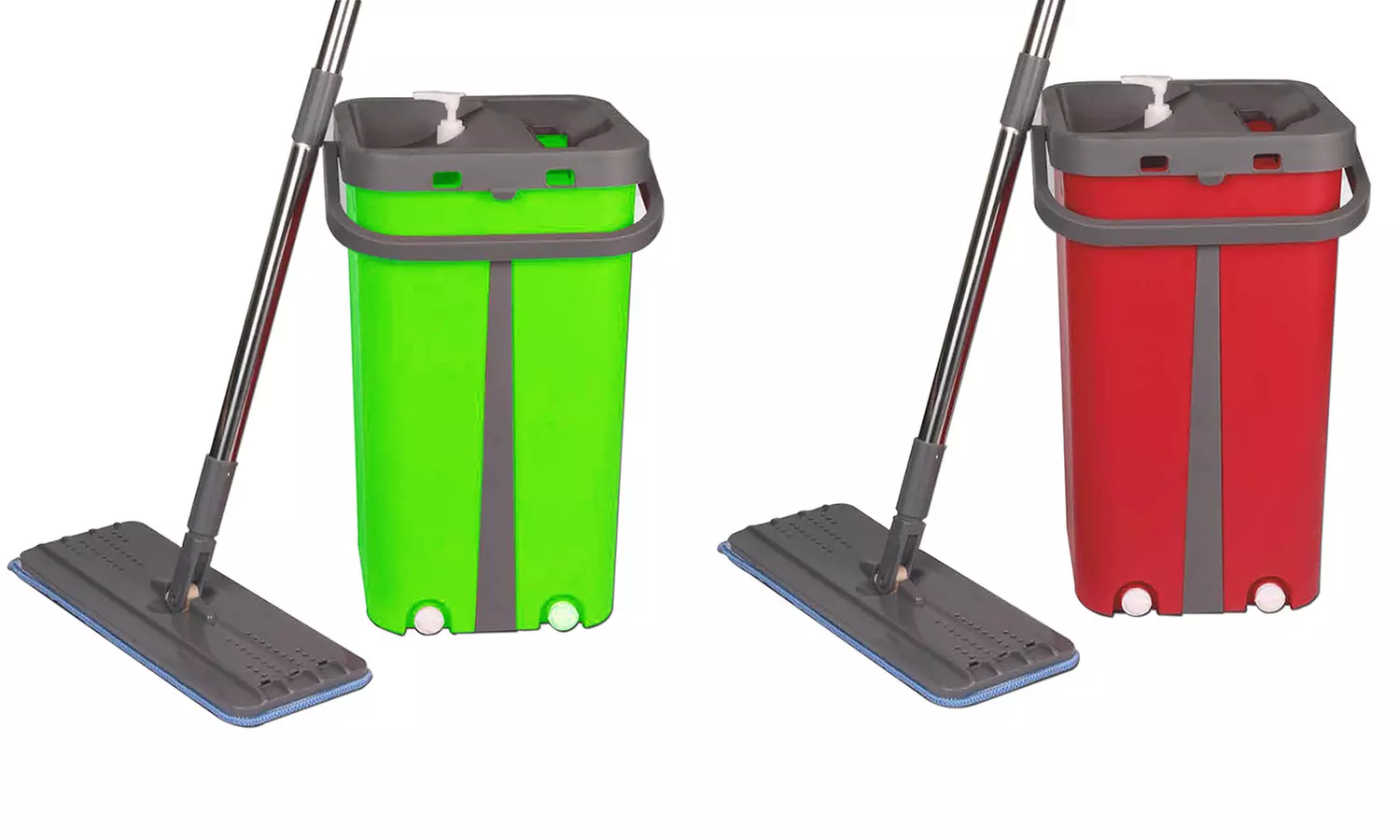 Ensemble balai et seau avec système d'auto-lavage et de séchage de la marque Cenocco - Primary Image