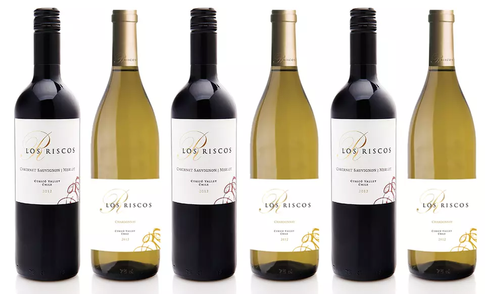 6-Bottle Los Riscos Red and White Wine Sampler  - Primary Image